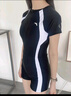 安踏（ANTA）泳衣女士連體平角游泳衣女遮肚防曬顯瘦保守抗氯速干溫泉運動泳裝 曬單實拍圖