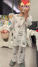 愛貝迪拉兒童睡衣男孩寶寶家居服2025新款女童夏季薄款小孩睡衣a類空調服 曬單實拍圖