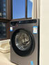 海爾（Haier）滾筒洗衣機(jī)10公斤帶烘干洗烘一體機(jī)全自動(dòng)家用一級能效國家補(bǔ)貼20%超薄變頻電機(jī)除菌統(tǒng)帥海爾出品 洗脫一體+六維減震【金榜銷冠】 曬單實(shí)拍圖