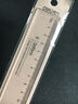 得力（deli）透明20cm學(xué)生直尺 高考中考考試?yán)L圖制圖波浪邊尺子  單個(gè)裝開(kāi)學(xué)文具 曬單實(shí)拍圖