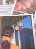中國黃金（CHINA GOLD）黃金耳釘女士足金桃花耳環(huán)純金七夕情人節(jié)禮物送女友老婆 足金桃花耳環(huán)約1.3g 曬單實拍圖