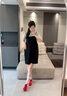 CAMILA KSENIA德訓(xùn)鞋女士2025新款夏季休閑百搭阿甘運(yùn)動鞋薄款氣質(zhì)拼色平底板鞋 紅色 36 曬單實(shí)拍圖