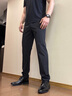 花花公子高端休閑褲男夏季薄款寬松男士商務(wù)休閑彈力抗皺直筒褲長褲子高檔 黑色+藏青 32 （135~145斤） 曬單實拍圖