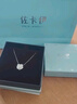 佐卡伊七夕禮物 四葉草 S925銀項(xiàng)鏈女吊墜簡(jiǎn)約百搭 生日禮物 C03178 曬單實(shí)拍圖