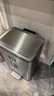 EKO垃圾桶 腳踩開(kāi)蓋家用商用大號不銹鋼大容量 9361雅鋼 12L 曬單實(shí)拍圖