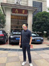 SUSTYLE高端奢侈品男裝短袖T恤男高檔200支長(zhǎng)絨棉polo翻領(lǐng)衫純色體恤上衣 藏青色【200支新疆棉】 M 【100-115斤】 曬單實(shí)拍圖