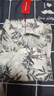 啄木鳥品牌女裝雪紡短袖襯衫2025夏季新款洋氣印花時尚氣質(zhì)顯瘦上衣襯衣 灰色 2XL 曬單實拍圖