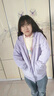 真維斯童裝女童秋季套裝2025新款兒童早秋薄款連帽上衣中大童秋裝女孩運(yùn)動(dòng)服 冰粉/J小紅心K-灰/J小紅心K 110 曬單實(shí)拍圖