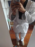 博克瑟·競兒童純棉跆拳道服裝道鞋套裝成人男女大學生長袖訓練衣服道館定制 純棉道服+橙底道鞋【27-45碼】 XL【身高163-172cm/鞋碼備注】 曬單實拍圖