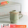 萬仟堂（Edenus）茶杯陶瓷高檔茶水分離杯泡茶杯個人水杯家用辦公伴手禮送禮 春竹A 曬單實拍圖