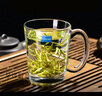 鷗欣 進(jìn)口玻璃茶杯耐熱帶把泡茶杯家用待客水杯加厚大容量喝綠茶杯 時(shí)尚把杯315ml【單只】 曬單實(shí)拍圖