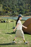 優(yōu)優(yōu)1點(diǎn)（Yoyo one）女童半身裙中長款夏季新款速干兒童裙子夏裝輕薄中大童工裝a字裙 6047黃綠色 140 140cm 曬單實(shí)拍圖