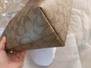 蔻馳（COACH）【官方授權(quán)店】奢侈品女包ZIP30系列托特包單肩手提包送女友禮物 4455IME74卡其棕色配色 曬單實(shí)拍圖