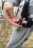 LISM跑步手機臂包運動(dòng)臂套男女款健身裝備防水輕薄手腕通用放手機袋 灰色【臂腕兩用 輕薄透氣防滑】 曬單實(shí)拍圖