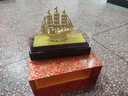 菲斯鉑亞絨沙金一帆風(fēng)順帆船黃金擺件客戶店鋪公司開業(yè)禮品喬遷新居禮物 吉祥號 帆船 超大號 曬單實拍圖