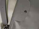 瓏驤（LONGCHAMP）Le Pliage Xtra32牛皮Hobo袋單肩月牙腋下手提包 送女友七夕禮物 斑鳩灰 10189987P55 經(jīng)典熱銷款 曬單實(shí)拍圖