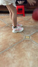 361°童鞋兒童運動鞋25春女小童輕盈軟彈貓咪圖案休閑鞋 粉28 曬單實拍圖