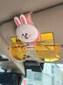 途喜車載眼鏡夾磁吸汽車遮陽板多功能收納夾雙用墨鏡夾車用眼鏡放置架 可妮新款【單手取放 強磁吸附】 曬單實拍圖