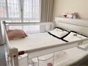 KDE嬰兒床圍欄防摔護(hù)欄寶寶床邊防摔安全防護(hù)欄兒童床上防掉床擋板 [M7]雅灰【L型底座-加粗加固】 三面裝丨1.8米床【1.8+2.0+2.0】 曬單實(shí)拍圖