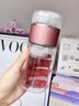 寶威瑪（BVGMAV）玻璃杯女茶水分離雙層防燙玻璃水杯子高顏值泡茶杯高檔禮品定制 曬單實拍圖