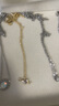 XUPING旭平首飾仿水晶精美一箭穿心項鏈女生送禮物精品日常通勤飾品 6號白色 鏈長(cháng)約40+5cm 曬單實(shí)拍圖