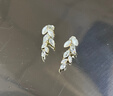 歐畫珍珠耳飾鉆石耳釘女氣質(zhì)耳墜飾品流蘇耳環(huán)女2025年新款生日禮物女 麥穗流蘇耳釘 曬單實拍圖