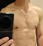 佰譽(yù)銀家999足銀男士項鏈霸氣裝飾無吊墜 粗加長款頸鏈 潮送男友鏈條素鏈 龍頭版/長55CM/粗4.2MM/重27.5克 曬單實拍圖