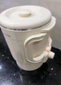 皆米（GUESMI）折疊燒水壺便攜式旅行電熱水壺出差電熱水杯煮水壺電煮鍋316不銹鋼小型一人家用宿舍迷你燒水神器 0.8L 奶白色【316不銹鋼】 曬單實拍圖