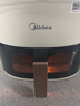 美的（Midea）空氣炸鍋AI烹飪不用翻面 家用全自動智能觸控 透明可視實用大容量 金屬腔體無異味5.3L MF-KZC5388 曬單實拍圖