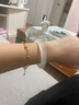 曼古帝香檳金瑪瑙手鐲女款冰透玉髓鐲子冰種白月光玉鐲高冰玉手鐲女 50~51高冰瑪瑙手鐲(冰透) 曬單實(shí)拍圖