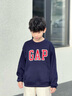 Gap【大小童同款】男女童2025秋季新款logo抓絨衛(wèi)衣兒童裝829305 海軍藍(lán) 140 /68(10-11歲) 曬單實(shí)拍圖