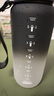 京東京造 運動水杯  tritan水杯運動水壺大容量外出便攜帶 黑白漸變650ml 曬單實拍圖