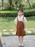 哈羅小黃鴨HAL.DUCK女童夏裝連衣裙2025新款小女孩假兩件裙子寶寶夏季童裝兒童背帶裙 咖啡色【假兩件】 90 cm 曬單實(shí)拍圖