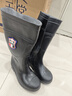 【鋼頭雨鞋】男高筒防砸防刺穿水鞋工地安全防護(hù)鞋加厚勞保雨靴 高筒鋼頭鋼底 41 曬單實(shí)拍圖