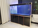 閩江（minjiang）大型魚(yú)缸客廳家用落地底過(guò)濾水族箱生態(tài)免換水辦公室風(fēng)水龍魚(yú)缸 黑色 180長(cháng)60寬160高【窄邊款】+688過(guò)濾套餐 曬單實(shí)拍圖