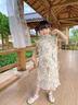 DOMIAMIAKIDS兒童漢服男童中國(guó)風(fēng)套裝女童唐裝寶寶夏裝中式古風(fēng)民族演出服 新中式套裝女 120 曬單實(shí)拍圖