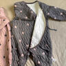巴厘小豬【反季清倉】【兩件裝】新生兒衣服秋冬季保暖寶寶哈衣爬服夾絲加 中灰+檀粉 59cm 曬單實(shí)拍圖