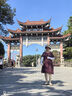 MISSION UV黑膠防曬帽女遮陽帽太陽帽貝殼空頂帽夏季遮臉防紫外線大帽檐帽子 曬單實拍圖