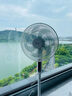 美的（Midea） 電風(fēng)扇家用落地扇智能遙控七葉立式扇 臥室客廳輕音節(jié)能大風(fēng)量電扇 遙控定時(shí)白色 曬單實(shí)拍圖