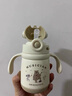 貝易音樂(lè)家兒童保溫杯嬰兒6個(gè)月小月齡寶寶吸管水杯316L不銹鋼外出 曬單實(shí)拍圖