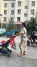 三彩大碼女裝2025春季新款新中式立領連衣裙收腰改良旗袍開叉胖MM 曬單實拍圖
