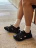 邁樂（Merrell）運(yùn)動戶外新溯溪鞋涼鞋MAIPO SIEVE輕便透氣防滑戶外露營休閑涼鞋 J038025黑色 男 41 曬單實拍圖