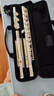 雅馬哈（YAMAHA）YFL-222閉孔長(zhǎng)笛16鍵初學(xué)者長(zhǎng)笛C調(diào)長(zhǎng)笛 YFL-222 【無(wú)E鍵分割】 曬單實(shí)拍圖