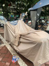 備美電動(dòng)車雨衣長(zhǎng)款全身防暴雨加厚加大男女款成人摩托電瓶車專用雨披 曬單實(shí)拍圖