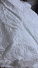 闊色（kuose）白色天絲刺繡薄襯衫襯衣女2025春夏季新款長(zhǎng)袖罩衫娃娃衫秋 白色 M 曬單實(shí)拍圖