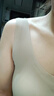 貓人（MiiOW）吊帶背心女冰絲無痕一體式自帶胸墊打底衫女士內搭美背內衣上衣? 【冰絲無痕/卡其】1件裝 2XL 【建議體重135-155斤】 曬單實拍圖