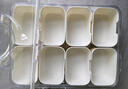 拜杰不銹鋼冰粉配料盒擺攤工具專(zhuān)用留樣盒分格香料收納盒帶蓋+勺子 曬單實(shí)拍圖