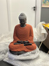 久造 中式大號紫砂如來佛祖釋迦牟尼佛像禪意擺件 創(chuàng)意家居飾品陶瓷工藝品客廳玄關(guān)茶室裝飾辦公室擺設(shè) 彩砂（蓮花底座）如來/PQZ 曬單實拍圖