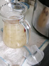 樂美雅玻璃水壺冷水壺大口徑飲料茶壺冰箱家用大容量鴨嘴壺1.3L涼水壺 曬單實拍圖