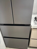 美的（Midea）冰箱417法式多門四開門超薄零嵌入式60超薄一級(jí)雙變頻家用電冰箱 MR-417WFPE 流蘇銀-法式四門 曬單實(shí)拍圖